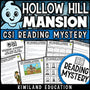 Ghosts fiction reading mystery Hollow Hill Mansion cover for grades 3-6