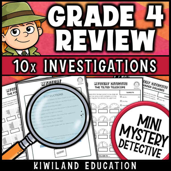 Grade 4 math review packet morning work sub plans math centers