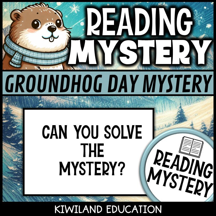 No-prep Groundhog Day reading comprehension worksheet with answer key