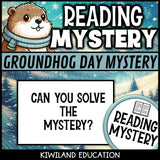 No-prep Groundhog Day reading comprehension worksheet with answer key