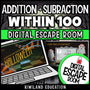 Addition and Subtraction Within 100 Digital Escape Room Halloween preview 1