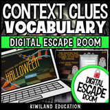 Context Clues Digital Escape Room Halloween preview 1