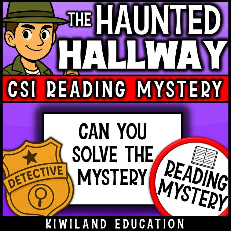No-prep Halloween reading comprehension worksheet with answer key