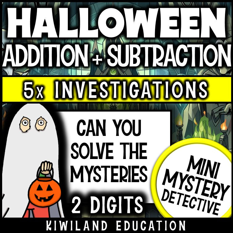 Halloween math centers early finishers spiral review grades 1-3