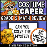 Halloween math centers early finishers sub plans no prep 4th grade review
