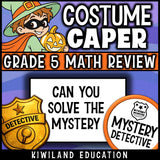 Halloween math review no prep centers early finishers sub plans 6th grade
