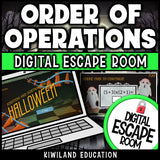 Order of Operations Digital Escape Room Halloween preview 1