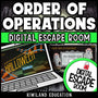 Order of Operations Digital Escape Room Halloween preview 1