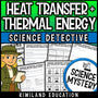 Heat Transfer and Thermal Energy Science Reading Mystery cover for Grades 4–5