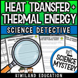 Conduction, convection, and radiation science passage and questions sample