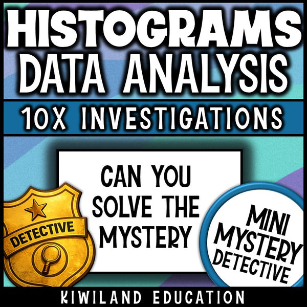 Histograms detective mystery detective activity sub plans homework review