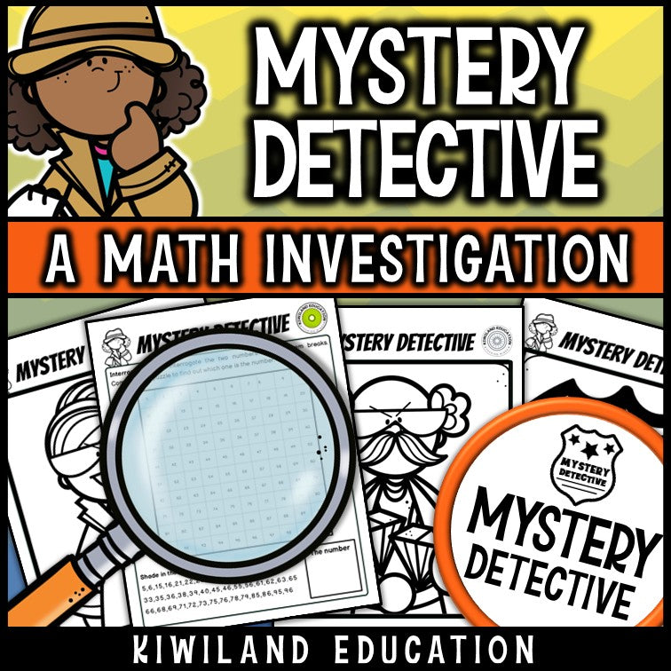 Hundreds chart skip counting detective activity grades 3-5