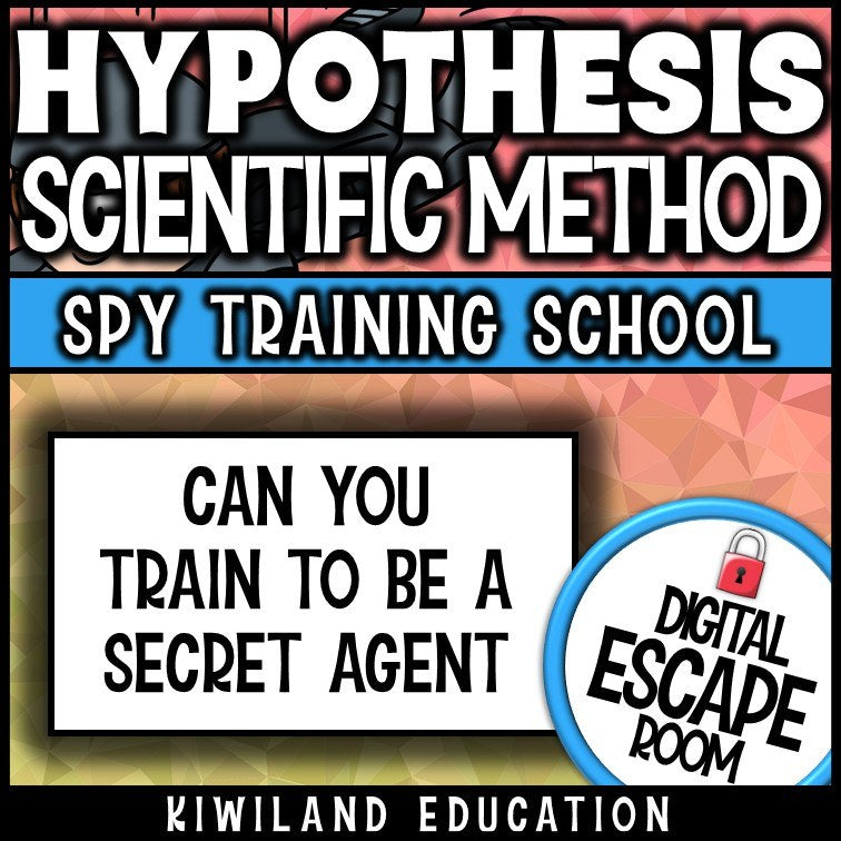 Hypothesis and scientific method digital escape room – Grades 6–8