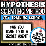 Hypothesis and scientific method digital escape room – Grades 6–8