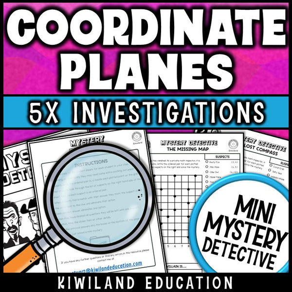 Identifying ordered pairs first quadrant coordinate grid no-prep printable