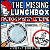 Improper fractions to proper fractions detective activity 4th 5th 6th