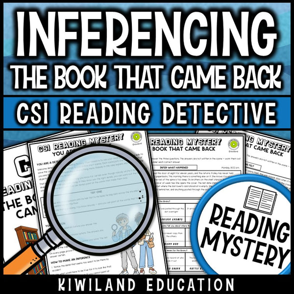Inference worksheets with text evidence practice reading detective activity for literacy centers
