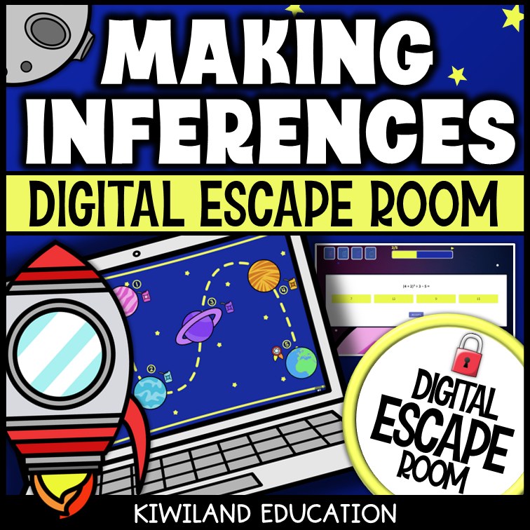 Inferencing Digital Escape Room | Reading Activity | Grades 2–4