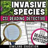 Nonfiction invasive species reading comprehension passage for grades 3-6