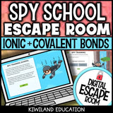 Ionic & Covalent Bonds Digital Escape Room | Science Activity | Grades 7–9