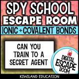 Ionic & Covalent Bonds Digital Escape Room | Science Activity | Grades 7–9