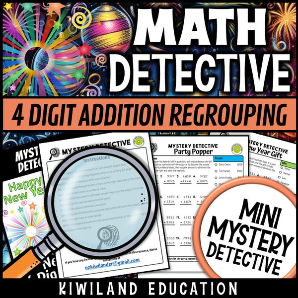 January detective cases adding four digit numbers