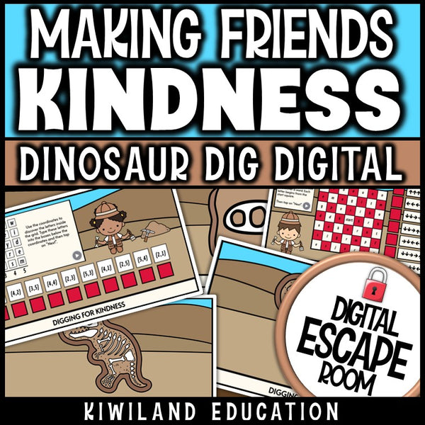 Self-checking social emotional learning escape room challenge grades 2 to 4