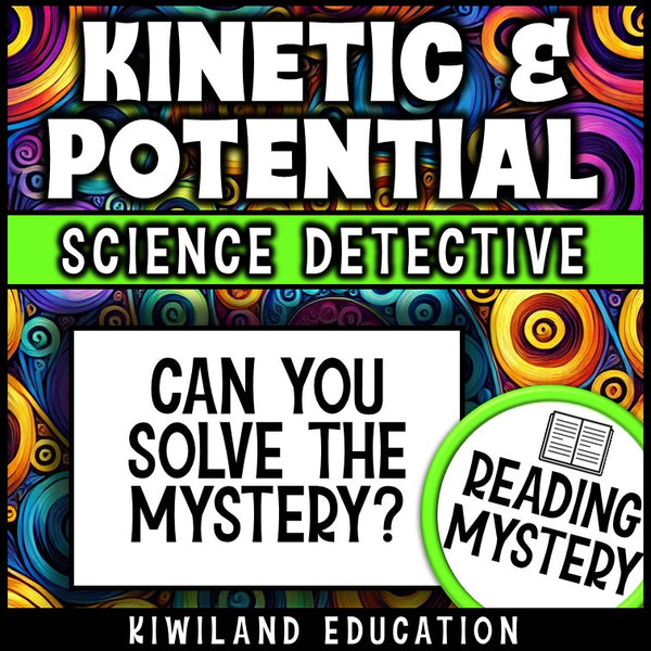 No-prep kinetic and potential energy reading comprehension worksheet with answer key