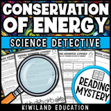 Printable nonfiction law of conservation of energy reading comprehension passage activity for grades 3-6