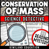 Printable nonfiction law of conservation of mass reading comprehension passage for grades 3-6
