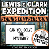 No-prep Lewis and Clark reading comprehension worksheet with answer key