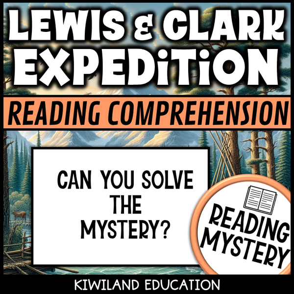 No-prep Lewis and Clark reading comprehension worksheet with answer key