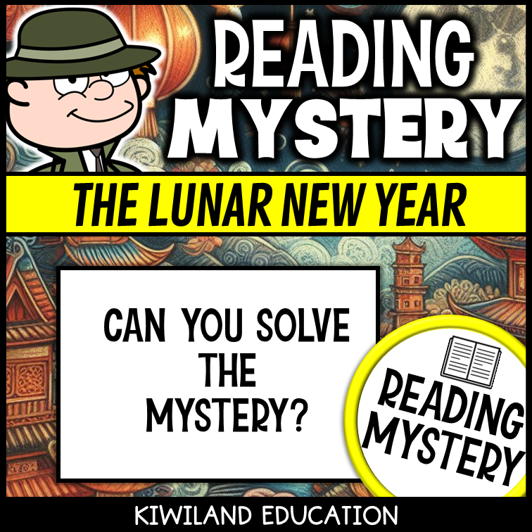No-prep Lunar New Year reading comprehension worksheet with answer key