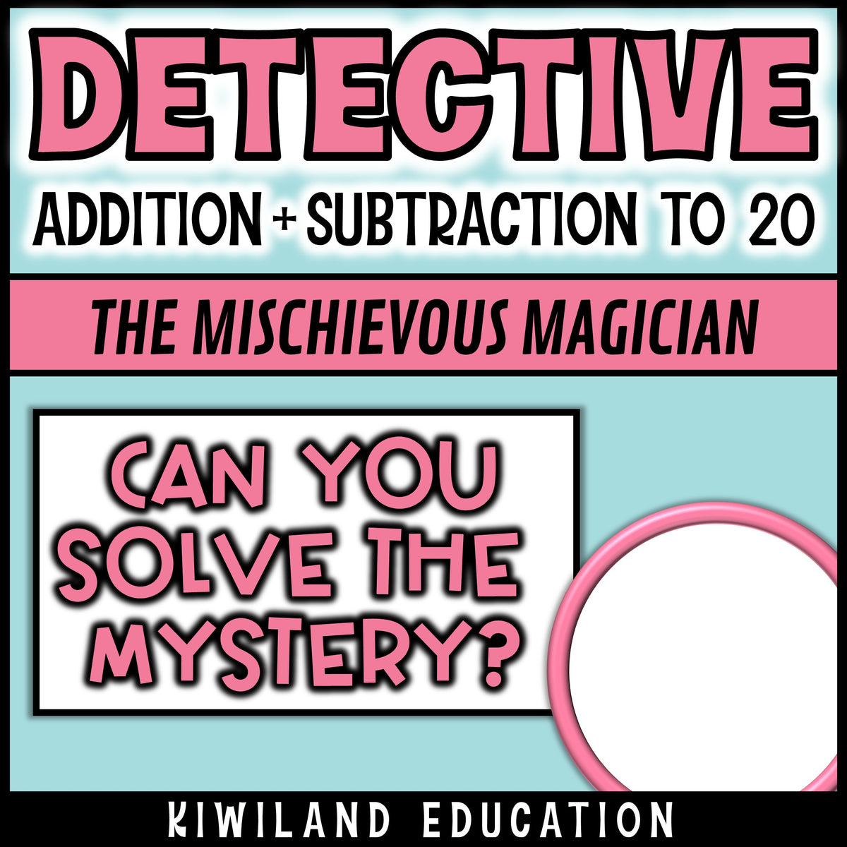 Magician themed math centers early finishers