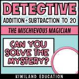 Magician themed math centers early finishers