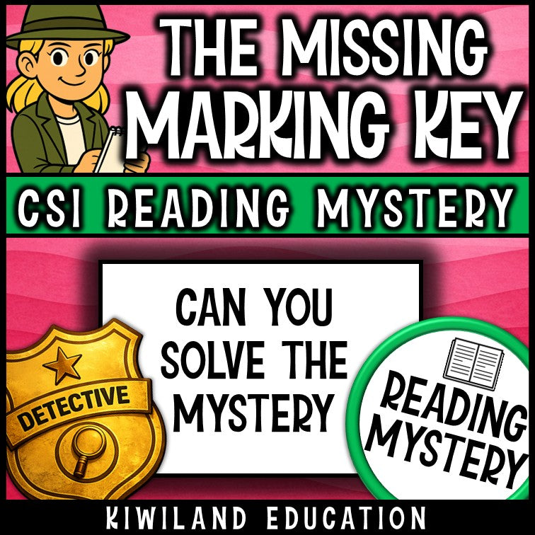 Main Idea and Inferencing test prep reading comprehension mystery printable for Grades 3–6