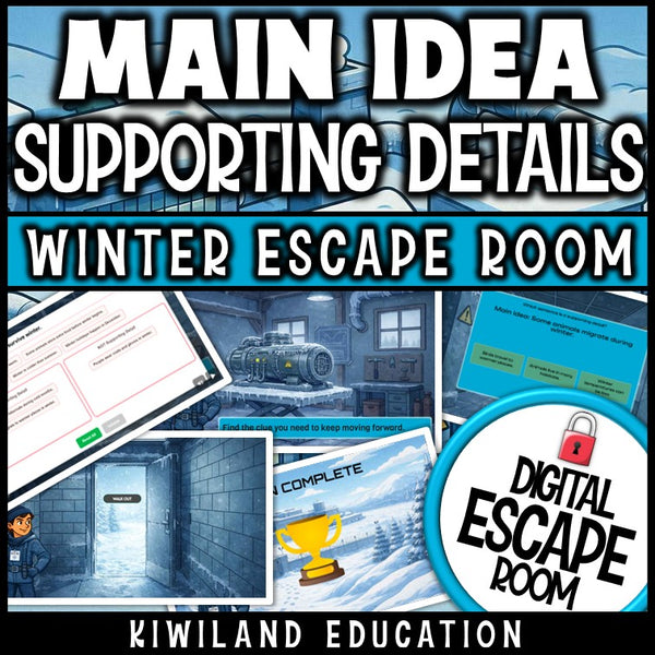 Self-checking main idea and supporting details reading challenge