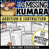 Matariki hangi missing kumara addition subtraction mystery detective nz