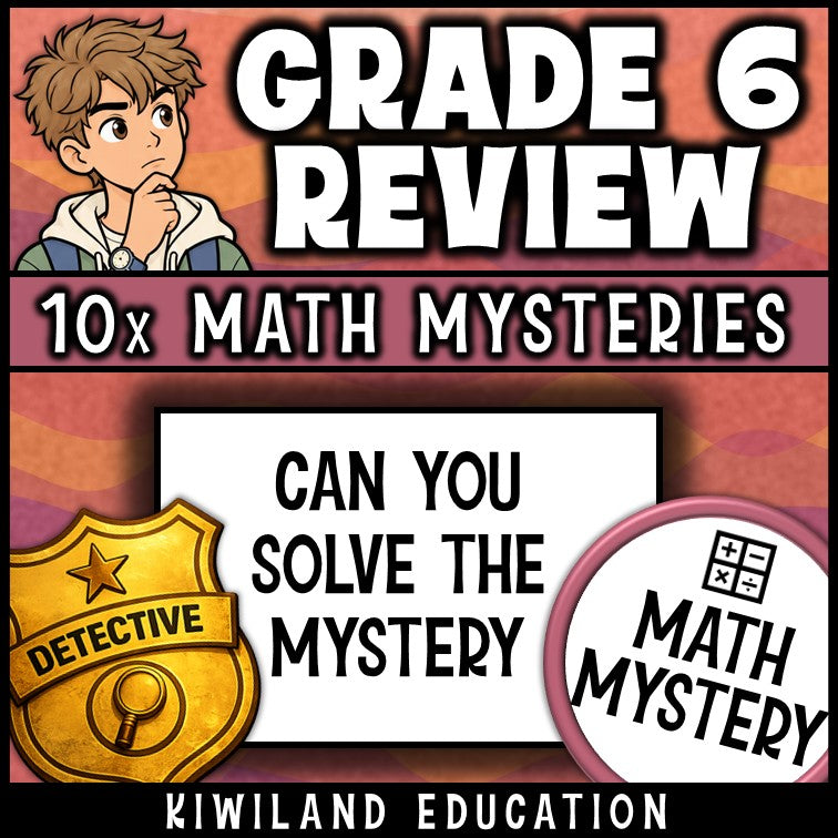 Math mystery 6th grade back to school activity for math centers and bell work