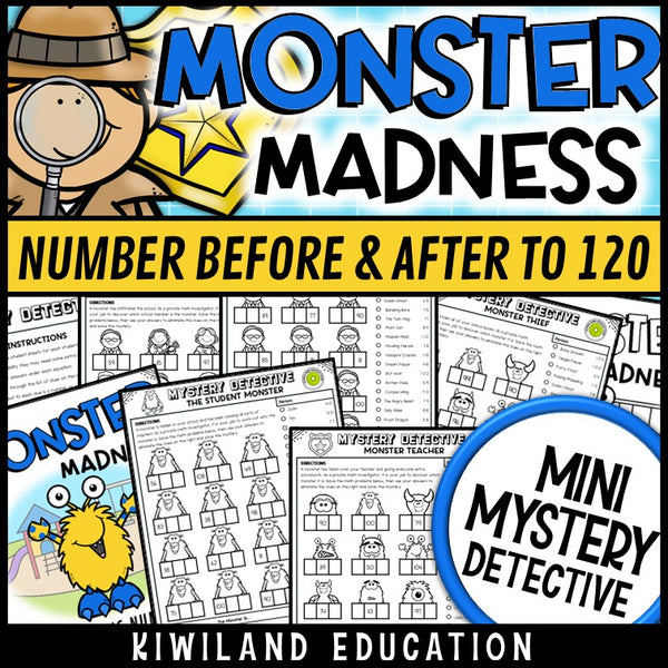 Missing numbers to 120 before and after worksheets 1st grade