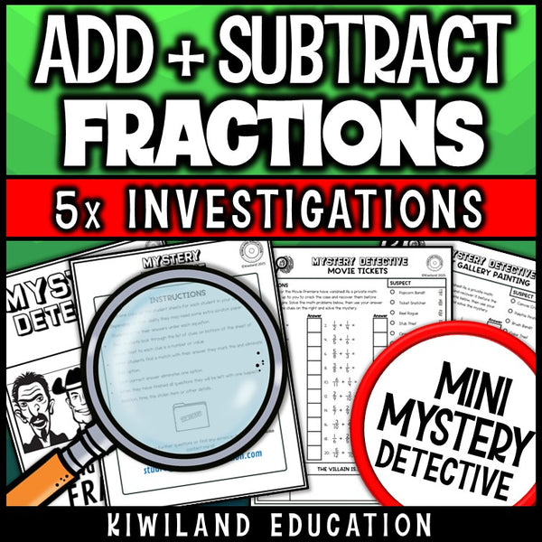 Mixed fraction operations practice pages