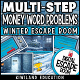 No-prep financial literacy review game with self-checking code locks