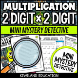 Multi-digit multiplication detective cases grade 4