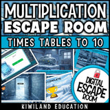 Self-checking multiplication times tables challenge for grades 2 to 4