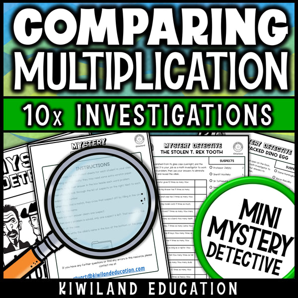 Multiplication word problems with teacher instructions for 4th grade math centers, morning work and homework