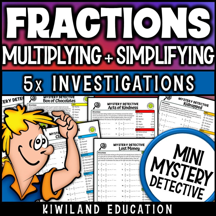 Multiplying fractions with simplifying worksheets 5th 6th grade