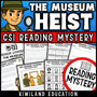 The Museum Heist fiction reading mystery cover for grades 3-6