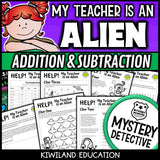 My teacher is an alien CSI mystery detective back-to-school grades 3-4
