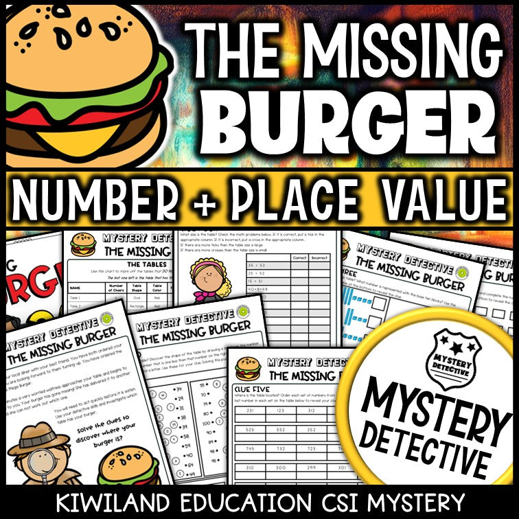 Mystery detective number and place value 1