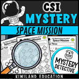 Mystery detective suspect elimination space mission grade 2